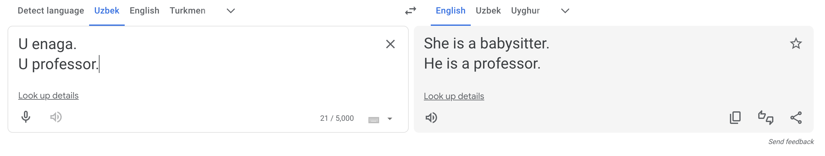 Uzbek pronouns